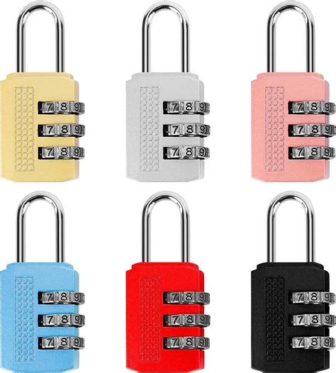 gym locker padlock|GM 3 Digit Resettable Combination Padlock Coded Lock School .